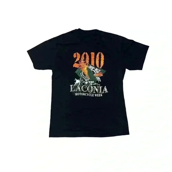 Laconia Motorcycle Week 2010 T-Shirt Size Medium - Picture 1 of 2